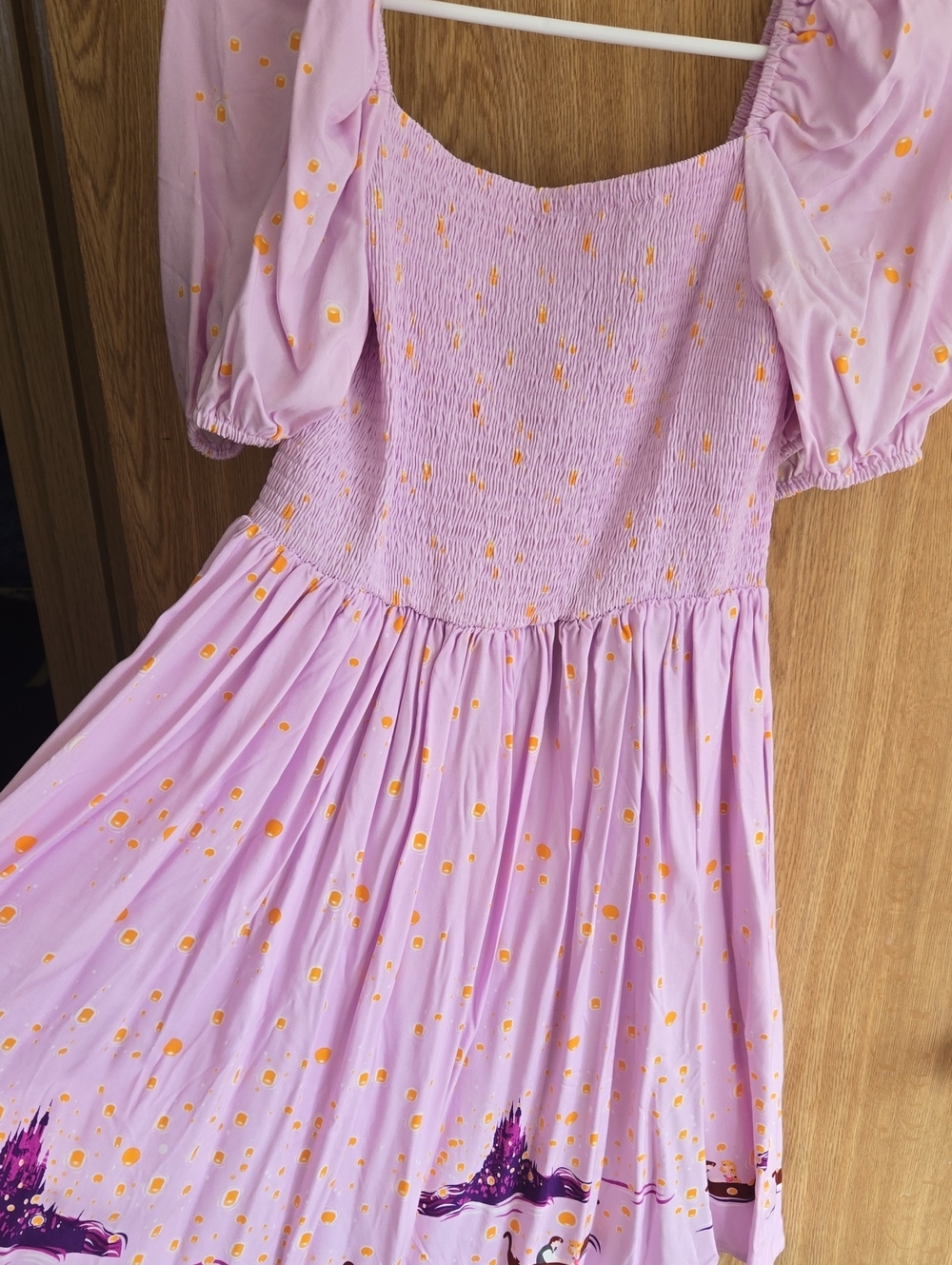 Disney Rapunzel Lavender Dress with Lantern Accents